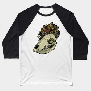 Fox Skull Baseball T-Shirt